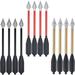 6.75 Mini Crossbows Arrow Bolts with Screw Tip Broadhead for Archery Practice Darts Arrow Hunting Fishing 12pcs