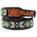 XSmall 9 - 13 Dog Puppy Collar Genuine Cow Leather Padded Canine 60149