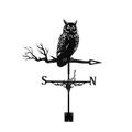 OAVQHLG3B Metal Weather Vane Outdoor Weathervane Garden Decorations Wind Wheel Garden Stake with Crowing Rooster Ornament Home Art Craftsmanship for Home Garden Farmhouse Decor 25.6 inch