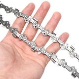 10/14/16 Inch Chainsaw Chain 40/52/55/56/57 Drive Links Chainsaw Chain 3/8 LP Mini Guide Saw Chain Replacement Portable 0.050 Gauge Chainsaw Chain for Cordless Electric Chainsaw