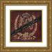 Tre Sorelle Studios 26x26 Gold Ornate Wood Framed with Double Matting Museum Art Print Titled - Grand Vin Wine Label IV