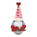 Love Tumbler Valentine s Decoration Doll Day Knitted Standing Hat Decoration & Hangs Christmas Decorations Crutches Ornament Large Ornament Health Ornament Small Christmas Ornament Balls