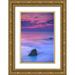 OBrien Jay 23x32 Gold Ornate Wood Framed with Double Matting Museum Art Print Titled - New Jersey Cape May Scenic on Cape May Beach