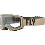 Fly Racing Focus Youth Goggles - Khaki/Brown w/ Clear Lens