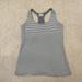 Athleta Tops | Athleta Euc Size L Racerback Tank W/Built-In Bra | Color: Blue/Gray | Size: L