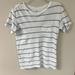 American Eagle Outfitters Shirts | American Eagle Outfitters Xs Extra Small Men White Black Stripes 100% Cotton | Color: Black/White | Size: Xs