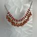 J. Crew Jewelry | J Crew Necklace W Large Coral Beads & 25” Long Gold Chain | Color: Orange | Size: 25” Long