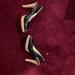 Jessica Simpson Shoes | Jessica Simpson Amy Black Patent Leather Cork Heel Peep Toe Size 6 | Color: Black | Size: 6