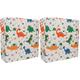 Toddmomy 2 Pcs Booster Pad Travel High Chair Portable Booster Chair Seat Pad Chair Cushions for Dining Chairs Highchair Square White Heighten Polyester Chair