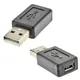 Adaptateur USB 2.0 A mâle vers Micro USB B femelle M/F connecteur convertisseur