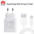 Huawei – chargeur de téléphone portable mate 20 pro lite avec câble USB type-c 22.5W 5a Honor 10