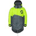 Scott Warm-Up Snowmobile Coat, black-grey-yellow, Size S M