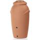 Baril de pluie 210L Aquacan Baby en plastique de couleur terracotta 59,6 (l) x 56 (l) x 118,3 (h) cm