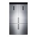 Summit Appliance 47" Counter Depth French Door 46.84 cu. ft. Energy Star Refrigerator in Gray | 83.75 H x 46.75 W x 23.75 D in | Wayfair