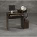 Ebern Designs Raikas Desk Wood in Black/Brown | 56 H x 20 W x 40 D in | Wayfair 5922BA19A96747E19AA08E44C0810B78