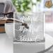 GN109 Grateful, Thankful, Blessed. Engraved Paperweight Glass 1 Glass | 3.75 H x 3.75 W x 1 D in | Wayfair 2963H215639U4RJMAY