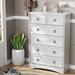 Winston Porter Casimira 6 Drawer 31.1" W Chest Wood in Brown/White | 44.33 H x 31.1 W x 15.75 D in | Wayfair C2737FB6297E4262BC3EB9C6473C325A