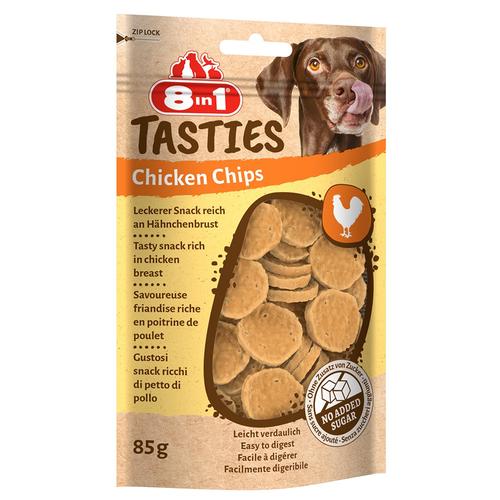 6x85g 8in1 Tasties Hühnerchips Hundesnack