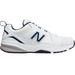 Men's New Balance® 608V5 Sneakers by New Balance in White Navy Leather (Size 18 6E)