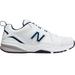 Men's New Balance® 608V5 Sneakers by New Balance in White Navy Leather (Size 12 6E)