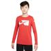 Nike Shirts & Tops | Boys 8-20 Nike Hybrid Dri-Fit Tee, Boy's, Size: Xl, Dark Pink | Color: Red/White | Size: Xlb