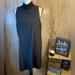 Athleta Dresses | Athleta Sleeveless High Neck Dress. Size M | Color: Black | Size: M