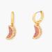 Kate Spade Jewelry | Nwt Kate Spade Fruit Salad Pav Grapefruit Huggie Hoop Earrings | Color: Gold/Pink | Size: Os