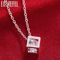 DOTEFFIL – collier avec pendentif en argent Sterling 925 18 pouces bijoux à breloques en Zircon AAA