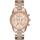 Michael Kors Ritz Chronograph Date Bracelet Watch - Rose Gold