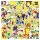 10/30/50pcs Dessin Animé Simpson Anime Autocollants Autocollant Imperméable Portable Planche À