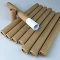 Lot de tubes d'encens en papier kraft 100 pièces petite boîte de rangement pour bâtons Joss