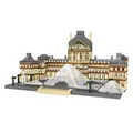 Lezi-Mini décennie s de Construction du Musée du Louvre de Paris Modèle 3D Briques de Diamant