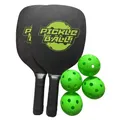 Ensemble de raquettes de Paddle Pickleball raquette Ultra coussin avec 4 balles