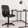 Black Mid-Back Task Chair GO-1691-1-BK-A-GG