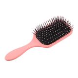 Unique Bargains 1 Pcs Paddle Hair Brush Barber Brush Tools for Men and Women Styling Comb for Curly Wavy Hair Pink