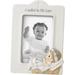 Precious Moments 212403 Cradled In His Love Girl Bisque Porcelain Photo Frame Ceramic in Gray | 9.5 H x 2 W x 7 D in | Wayfair