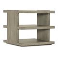 Hooker Furniture Linville Falls Floor Shelf End Table w/ Storage Wood in Brown/Gray | 24.25 H x 26.25 W x 26 D in | Wayfair 6150-80113-85