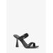 Michael Kors Clara Leather Sandal Black 9