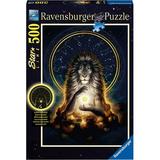 Ravensburger Puzzle Starline 16992 Luminous Lion 500-Piece Puzzle for Adults and Children from 14 Years Old Puzzle Glow in the Dark