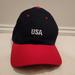 American Eagle Outfitters Accessories | American Eagle Outfitters Usa Hat Cap Red & Blue New One Size | Color: Blue/Red | Size: Os