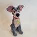 Disney Toys | Disney Tramp Plush - Lady And The Tramp - Medium - 14.5" X 8.5" | Color: Gray/Pink | Size: Osbb