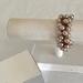 J. Crew Jewelry | Jcrew Nwot Rose Gold Pearl Stretchy Bracelet | Color: Gold/Pink | Size: Os