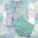 Disney Pajamas | Disney Princess Frozen Elsa Girl’s Pajama Set Size 10/12 | Color: Blue/Purple | Size: 10g
