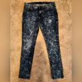 Levi's Jeans | Levi's 535 Leggings Size 13 Acid Wash Low Rise Jeans | Color: Blue/White | Size: 13j