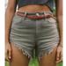 American Eagle Outfitters Shorts | American Eagle Outfitters Highest Rise Mom Shorts Olive Green | Color: Green | Size: 0
