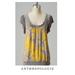 Anthropologie Tops | Anthro Ric Rac Floral Polka Dot Top Sz S | Color: Purple/Yellow | Size: S