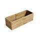 Gro Garden Products Wooden Raised Garden Bed - 90cm L x 240cm W x 76cm H Large Wooden Planters for Vegetables, Herbs, or Flowers - Garden Trough Planter - Planter Box with FSC Tanalised Timber