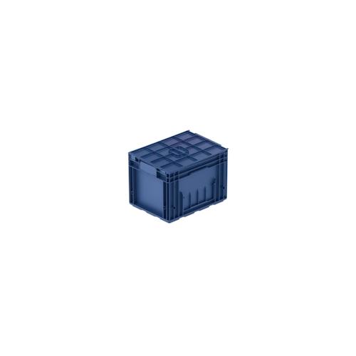 PROREGAL VDA KLT Kleinladungsträger mit Verbundboden & Auflagedeckel | HxBxT 28x30x40cm | 22 Liter | KLT, Transportbox, Transportbehälter