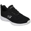 Slip-On Sneaker SKECHERS "DYNAMIGHT", Herren, Gr. 41, schwarz (schwarz, rot), Textil, sportlich, Schuhe, Sneaker, Sommerschuh, Freizeitschuh mit Gummizug zum Schlupfen