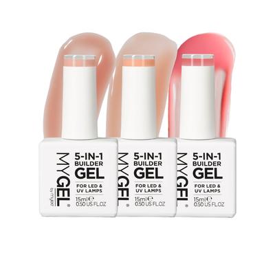 Mylee - MYGEL 5-in-1 Builder Gels Trio Gel-Nagellack 45 ct Au Naturel (33.99 € / 1 ct)